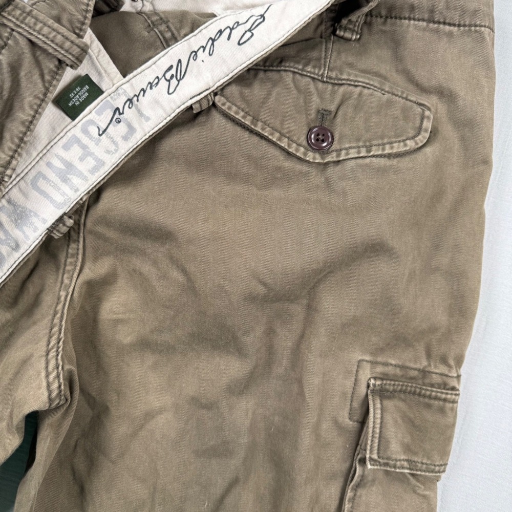 Eddie Bauer Legend Wash Mens Brown Cargo Pants 38x32 (37x31) Workwear Outdoors